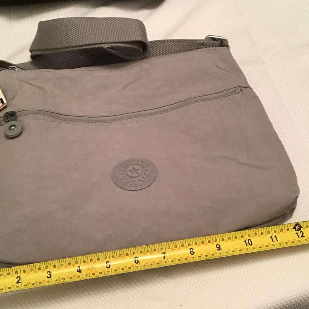 ✔️Kipling Light Gray Annabelle Crossbody Bag, NWT - Picture 8 of 15